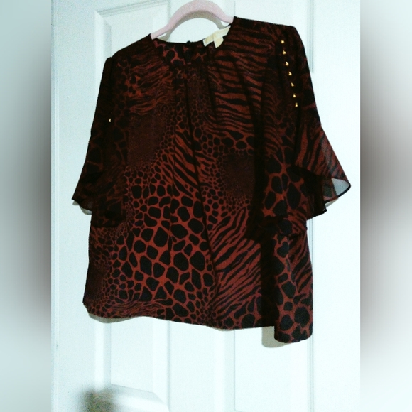 Michael Kors Sz LG Women's Blouse Lg - Picture 5 of 11